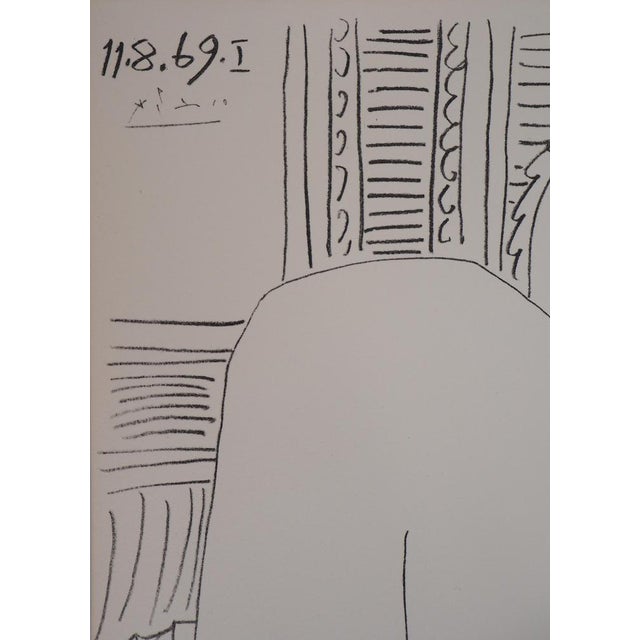 After Pablo Picasso, Sleeping Nude, 20th Century, Lithograph For Sale - Image 6 of 7
