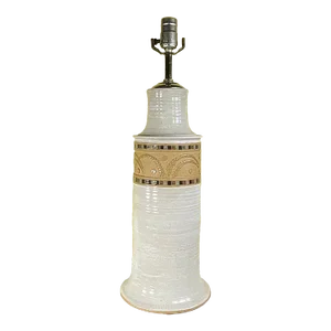 Midcentury Signed Ceramic Table Lamp