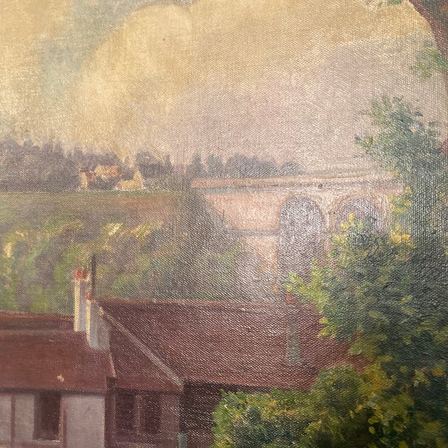 1914 Oil Painting by French Painter G. Gregoire For Sale - Image 12 of 12