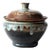 Vintage Handmade Pottery Bowl With Lid For Sale