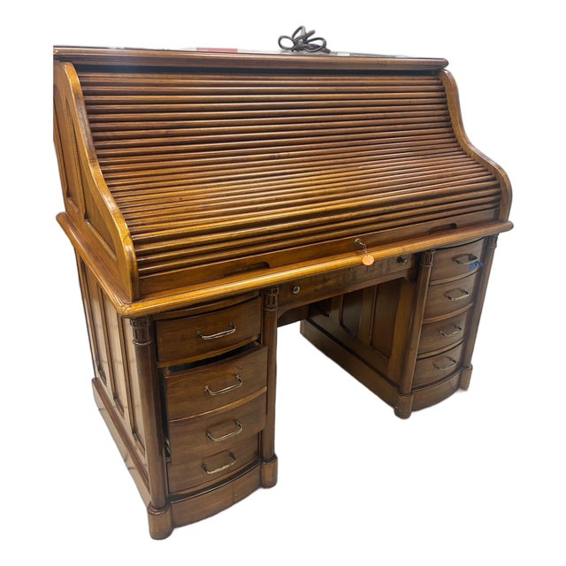 Vintage Oak Secretary Desk For Sale