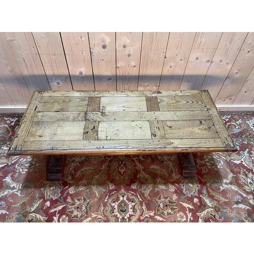 Monastery Coffee Table in Parquet Oak For Sale - Image 3 of 8