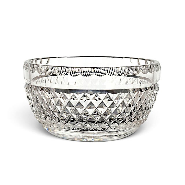 A late twentieth-century Waterford Crystal creamer and open sugar bowl set, produced in Ireland and comprising two...