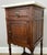 Antique French Oak Bedside Table with Marble Top For Sale - Image 5 of 16