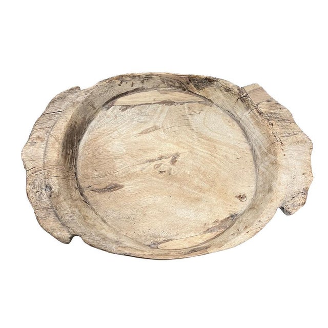 1970s Vintage Wooden Parat Bowl For Sale - Image 5 of 5