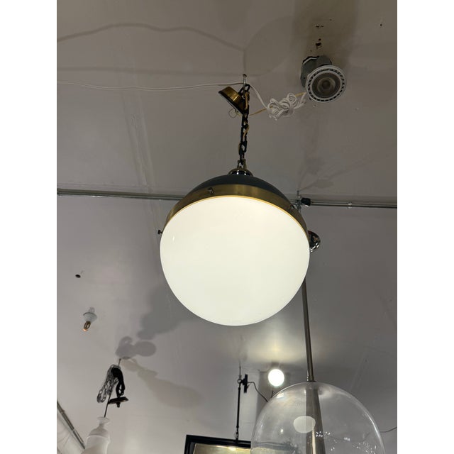 Visual Comfort Thomas O’Brien for Visual Comfort Hicks Globe Pendant Light For Sale - Image 4 of 12