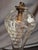 Rare Antique Boston & Sandwich Engraved Glass Whale Oil Lamp "Patent" Cork Burner c.1835 For Sale - Image 4 of 18
