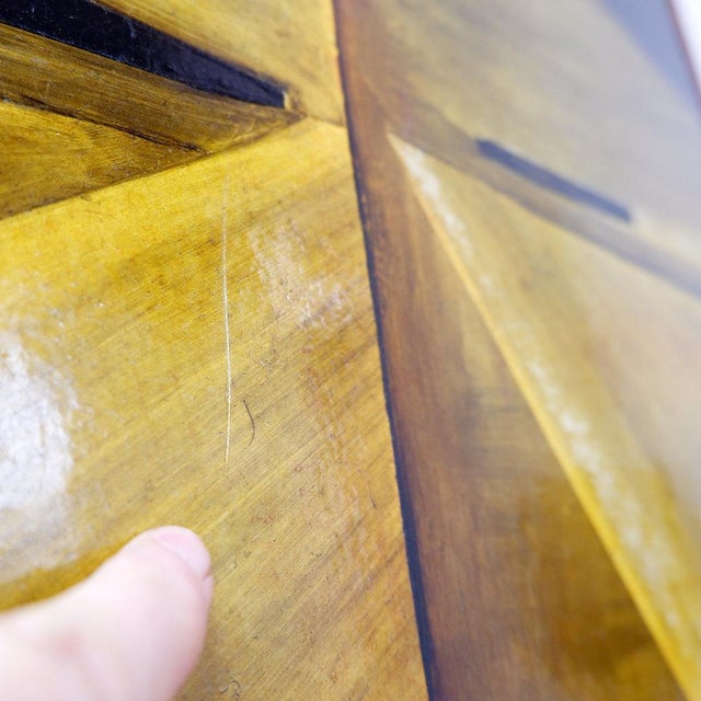 Abstract Composition, 1990s, Oil on Panel For Sale - Image 6 of 13