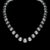 8-11.5 mm Tahitian Black Graduating Pearls Strand Necklace Yellow Gold Clasp 18K For Sale - Image 9 of 18