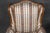 20th C. Louis XV Style Carved Wingback Bergere Chair & Ottoman For Sale - Image 9 of 12