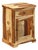 Raven One Drawer Wood Nightstand by Loomlan For Sale