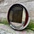 Vintage Italian Space Age Mirror, 1970s For Sale - Image 3 of 4