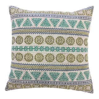 Sofia Tenejapa Silk Embroidered Pillow For Sale