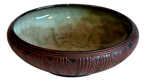 Glazed Studio Ceramic Art Bowl by Eva Kumpmann, 1950s