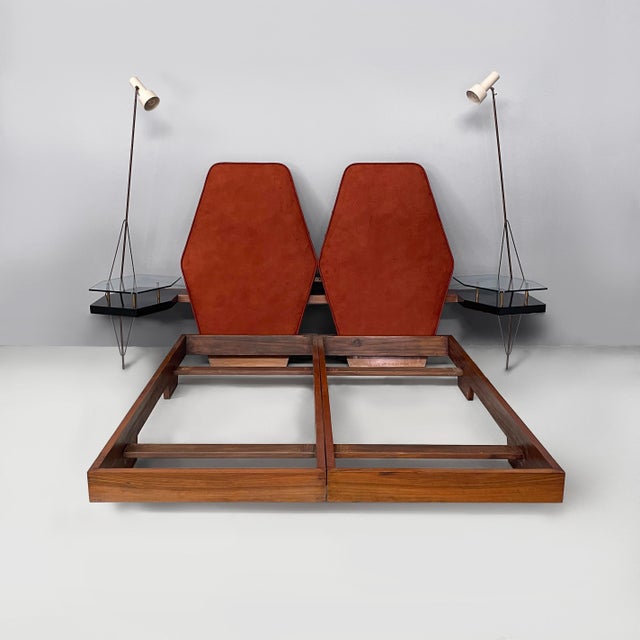 Mid-Century Modern Mid-Century Modern Italian Bedside Tables Lamps by Arredamenti Dellorso, 1950s For Sale - Image 3 of 18