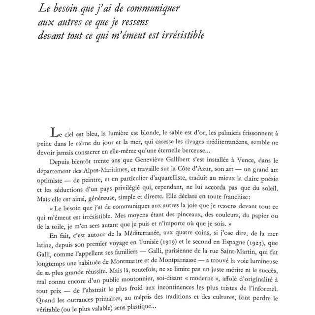 Paper "Gallibert" 1967 Favre, Jean-Daniel & Mouraille, Jean (Inscribed) For Sale - Image 7 of 12