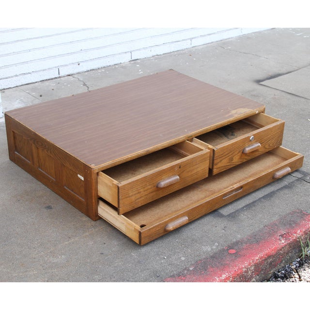 Early 20th Century Hamilton Flat File Cabinet For Sale In Houston - Image 6 of 11