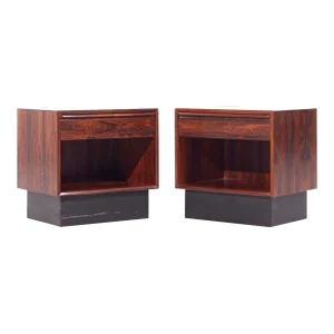 Westnofa Mid Century Danish Rosewood Nightstands