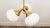 Mid-Century Modern Sputnik Pendant in Brass with Three Suspensions For Sale - Image 3 of 17