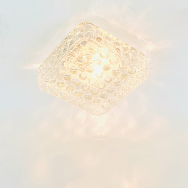Glashütte Limburg Mid-Century Bubble Glass Ceiling Light/Flush Mount by Helena Tynell for Limburg, Germany, 1970s For Sale - Image 4 of 8