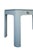 Worlds Away Matthew Izzo Home Theo Light Blue Matte Lacquer Desk With Brass Beetle Knobs For Sale - Image 4 of 11
