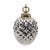 Contemporary Glass Ornament Set of 2  3"D, 3.5"H For Sale - Image 3 of 3