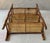 Mid 20th-Century 3-Tier Tortoiseshell Bamboo Bookshelf – Folds Flat for Storage For Sale - Image 10 of 18