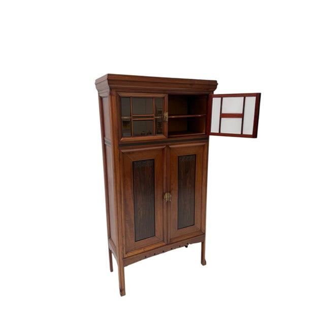 Arts and Crafts Cupboard by Kees Oosschot for J.B. Hillen Amsterdam, 1900s For Sale - Image 5 of 14