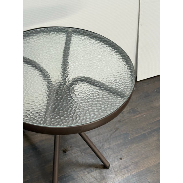 Brown Brown Jordan Outdoor Bistro Table For Sale - Image 8 of 12