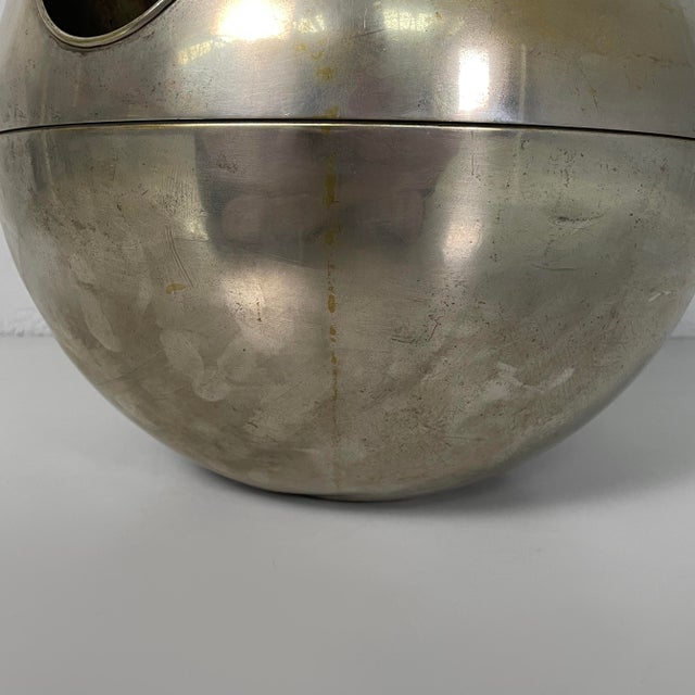 Italian Art Deco Brass Bottle Holder, 1930s For Sale - Image 14 of 15