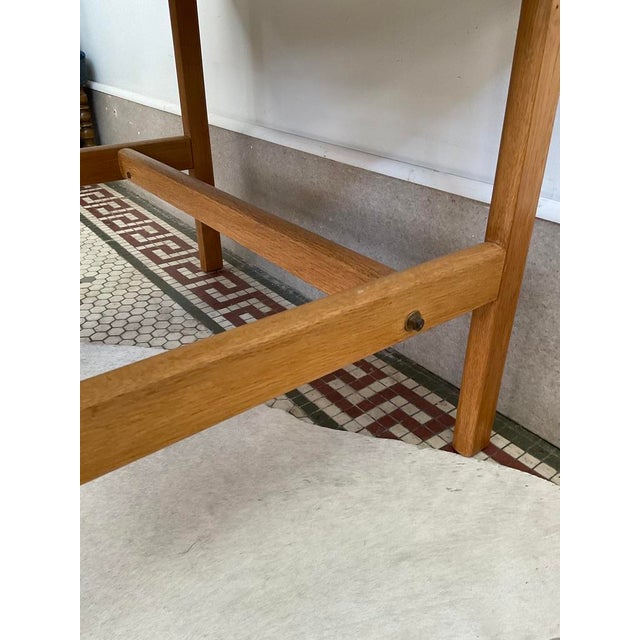 Borge Mogensen (Attr.) for FDB Mobler Danish Oak Side Table 1965 For Sale - Image 12 of 13