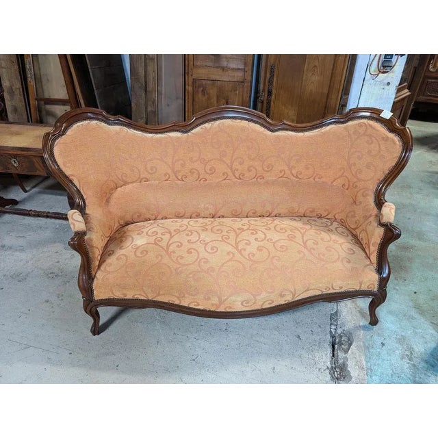 Napoleon III Style Sofa in Mahogany, in Very Good conditions.