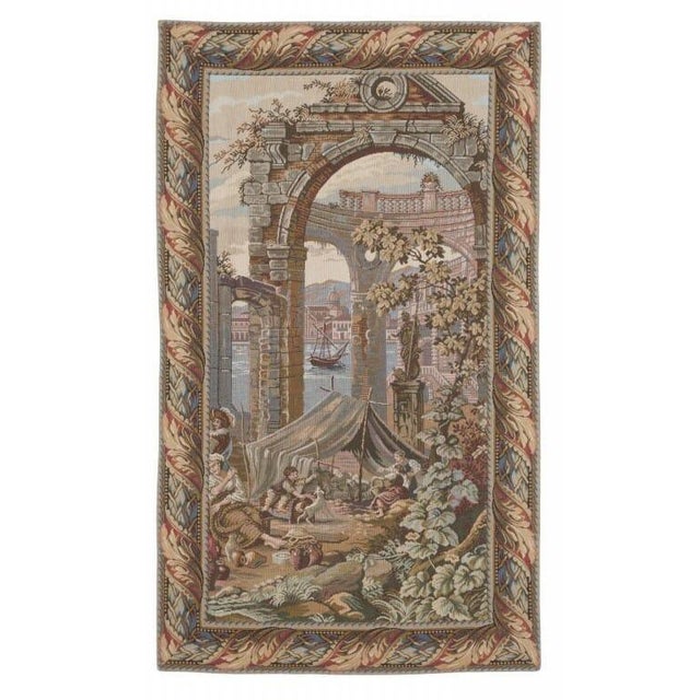 This tapestry is fully lined incorporating a sleeve along the top for hanging with a Hines hanging rod. Alternatively,...