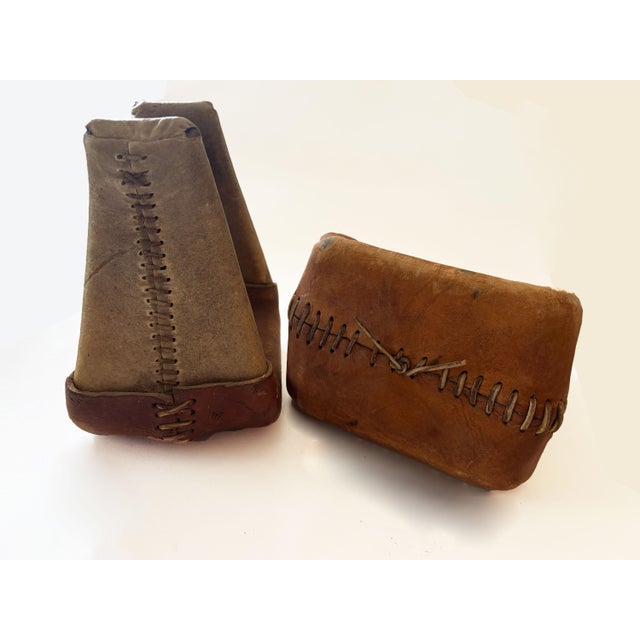 Vintage Western Roping Horse Saddle Stirrups, a Pair For Sale - Image 4 of 10