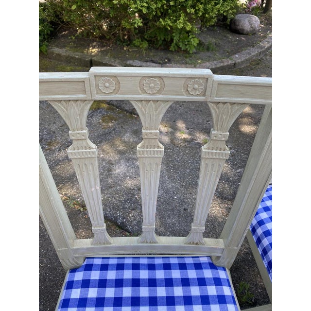 19th Century Gustavian Dining Chairs, Lindomes, Set of 6 For Sale - Image 5 of 6