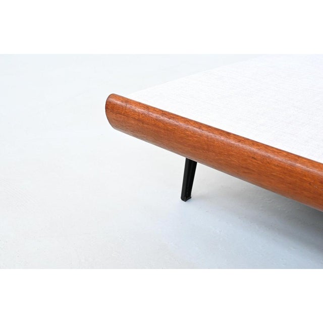 Dutch Cleopatra Daybed in White Fabric by Dick Cordemeijer for Auping, 1954 For Sale - Image 16 of 18