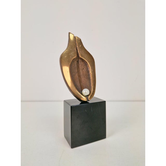 Bronze Sculpture on Stone Base by Willy Ceysens, 1970 For Sale - Image 4 of 9