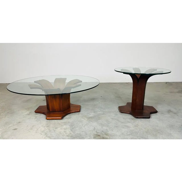 Mid-Century Modern Mid-Century Bentwood Walnut Side Table by Kohler 1960s For Sale - Image 3 of 6