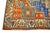 Rustic 1960s Orange & Blue Vintage Turkish Rug 3'6" X 4'10" For Sale - Image 3 of 6