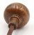 Bronze Pair of Vintage 2 In. Plain Round Brass Passage Door Knobs For Sale - Image 8 of 9