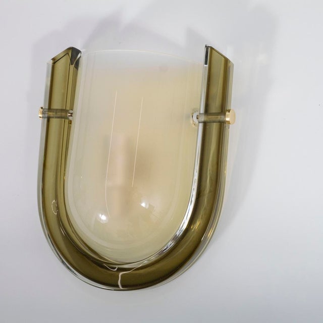 2000 - 2009 Murano glass "racetrack" sconce For Sale - Image 5 of 8
