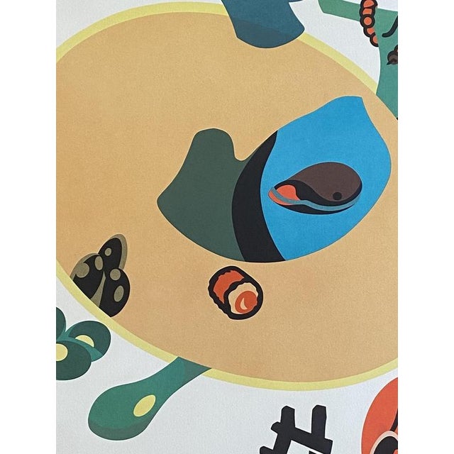 Modern Hervé Telemaque, Fire, 1979, Lithograph For Sale - Image 3 of 4