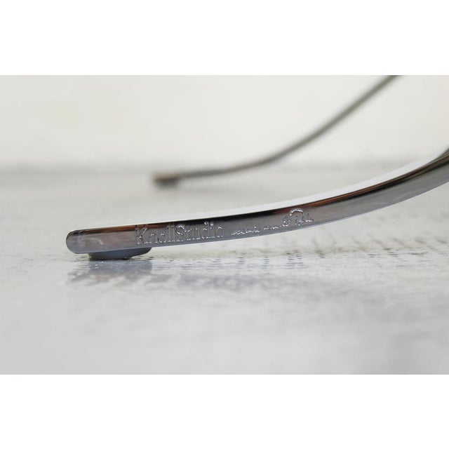 Barcelona Chair in Brown Leather by Ludwig Mies Van Der Rohe for Knoll International For Sale - Image 10 of 11