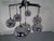 Chrome-plated metal lamp with 7 spheres in 3 different sizes from the 1960s. European Plug (up to 250V).The wiring of this...