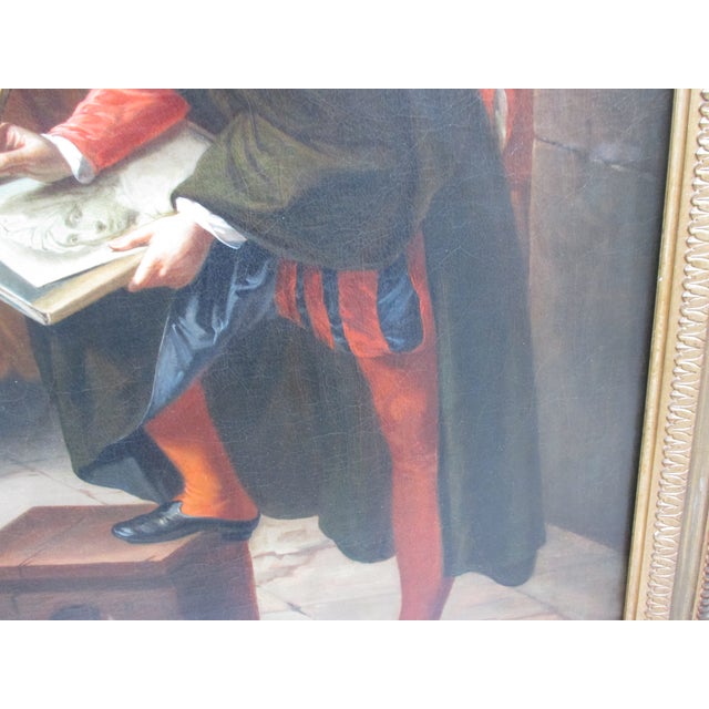 "Beatrice Cenci Being Sketched by Guido Reni " by Achille Leonardi For Sale - Image 10 of 15