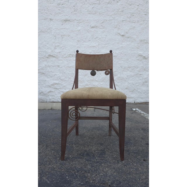 Vintage Handmade Rustic Dining Set Attributed to Carlo De Anda For Sale - Image 10 of 16