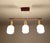 Brown Danish Pendant Light in Glass and Teak, 1960s For Sale - Image 8 of 18