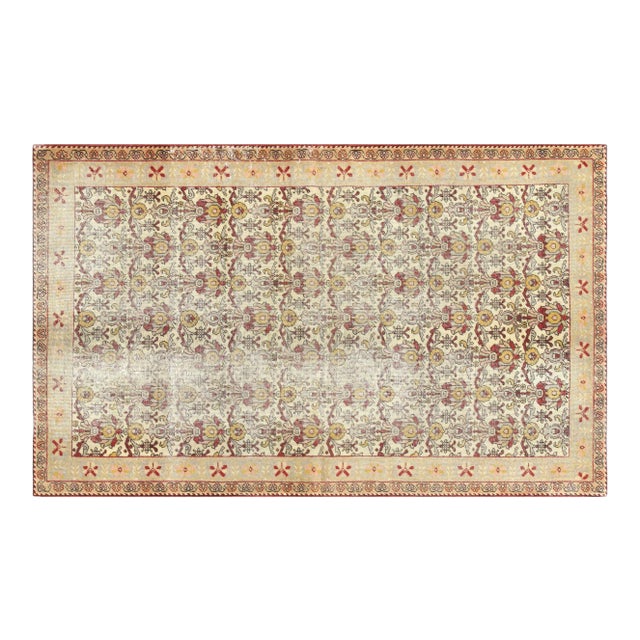 1960s Turkish Oushak Rug For Sale