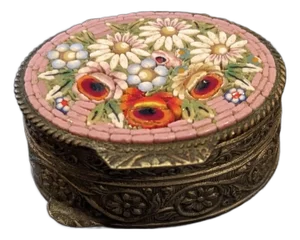 Micro Mosaic Box From Early 20th Century