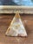 Mid-Century Modern 1970s Hand-Carved Polished Onyx Pyramid Sculpture or Paperweight For Sale - Image 3 of 10